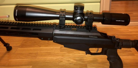 Se vende rifle tikka t3 tac 308 Win, como nuevo, apenas usado, menos de 300 tiros.
Se vende con un pequeño 00