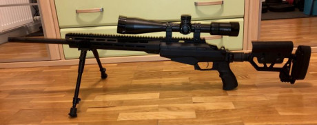 Se vende rifle tikka t3 tac 308 Win, como nuevo, apenas usado, menos de 300 tiros.
Se vende con un pequeño 22