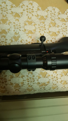 Vendo visor Tasco como nuevo. Está montado en un 17hmr y ha salido 3 veces al campo. Está nuevo. Precio180 00