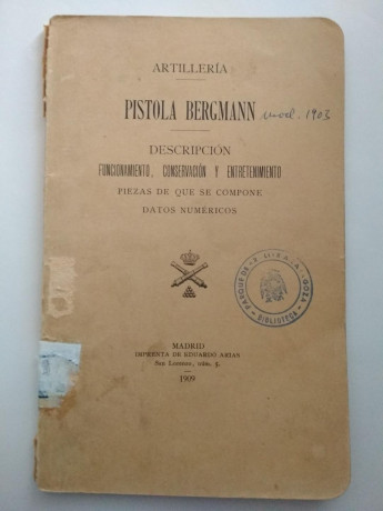 Se vende reglamento original de época de la pistola Bermang. Precio 50 euros.

VENDIDO. 02