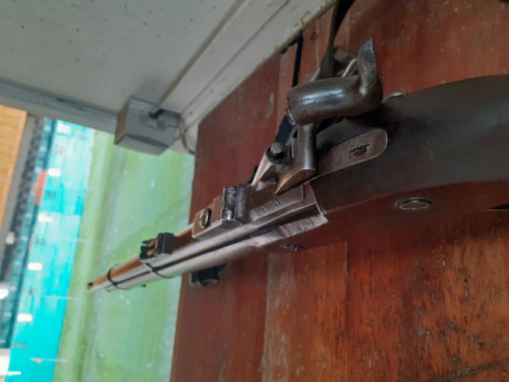 Pongo a la venta este fusil corto berdan español. Creo que la denominación es carabina rayada de cazadores 00