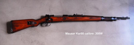 Buenas días.  Busco estos rifles:
 Mauser Kar98k. Calibre 8x57IS. Fabricado entre 1937 y 1945.  No me 81