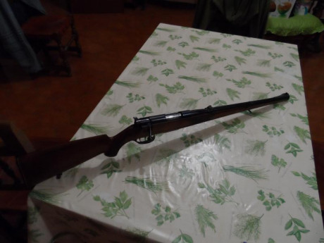 Vendo rifle Anschutz.  Modelo 1533  Stutzen ( Madera hasta la boca del cañón).  Calibre 222 Remington. 10