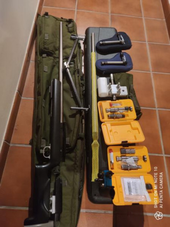 Vendo Rifle Barnard con cañon del 308 con unos 1500 tiros con cargas muy moderadas  y cañón  del 300 wsm 02