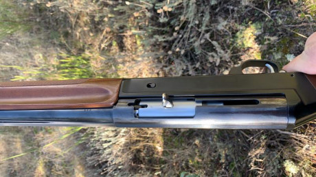 Vendo Benelli 121 con choque fijo de 3 estrellas. Esta muy buena de pavon y de maderas ya que tiene poco 00