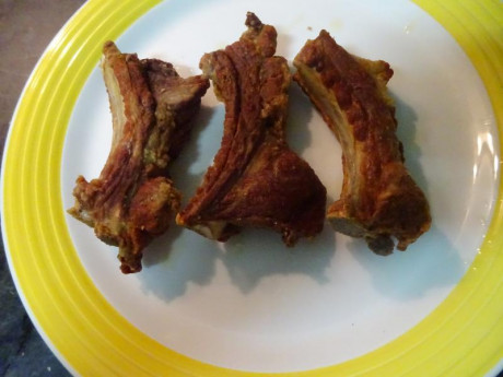 Hoy para comer acelgas hervidas y chuletón de vaca gallega vieja con seis semanas de maduración en cámara 91