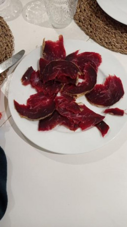 Hoy para comer acelgas hervidas y chuletón de vaca gallega vieja con seis semanas de maduración en cámara 00