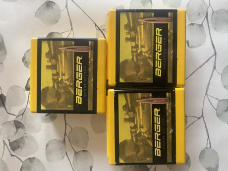 Buenas, vendo 300 puntas calibre 6.5 Berger hybrid 140gr.
Todas son del mismo lote y sólo abiertas para 01