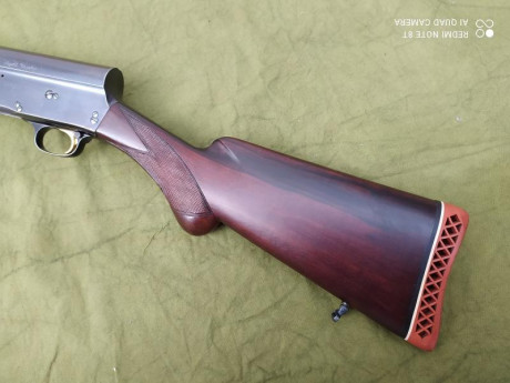Saludos
Vendo Browning Auto 5 12/70 de 1962 en buen estado.

El guardamanos es nuevo y la culata ha sido 00