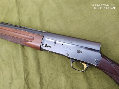 Saludos
Vendo Browning Auto 5 12/70 de 1962 en buen estado.

El guardamanos es nuevo y la culata ha sido 12