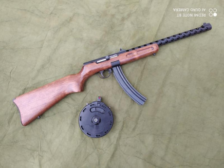 Saludos
Vendo carabina Pietta PPS50 con cargador extra de tambor.
El arma tiene uso, pero funciona.

60E 01