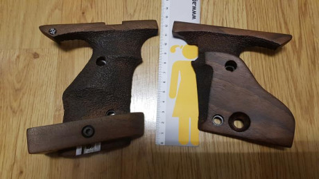 Hola.

Vendo cacha diestra en muy buen estado para unique des 69

Viene marcada con un 38 en el interior, 02