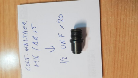 Seguimos vaciando cajones.

1. Culata telescópica para AR15/M16 marca Sabre, mil-spec, con tubo. 50€

2. 30