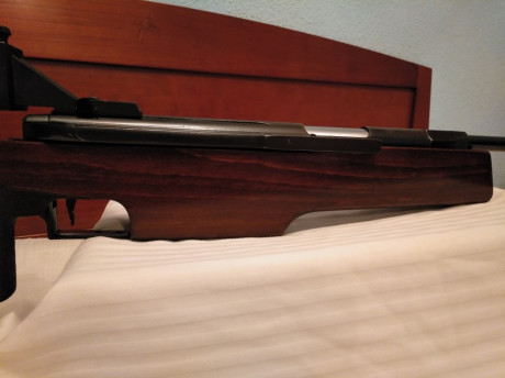 Buenas noches,
Feinwerkbau 300s JR , la carabina se encuentra en buen estado general con  claros signos 21