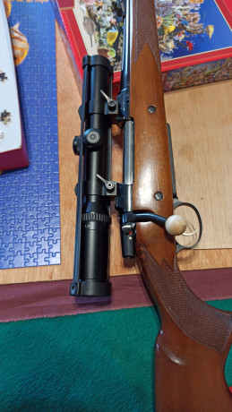 CESKA Stutzen calibre 9,3 X 62 Con anillas originales de 30mm    WEBER. Pocos tiros muy bien conservada 01