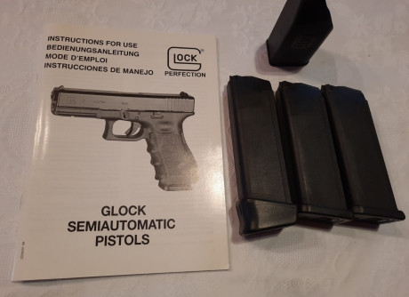 Se vende pistola Glock 19 de Tercera Generación Sin Uso.
Un único propietario y no más de 20 disparos.
Con 30