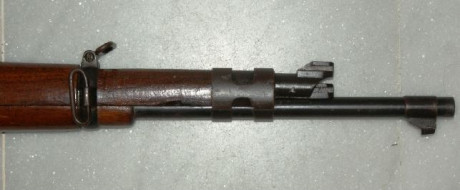 Mosquetón Mauser Fábrica la Coruña 1957 (308/7,62) restaurado con culata acolchada.

Procedencia Militar 00