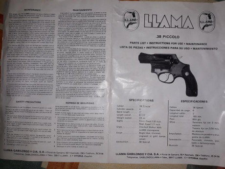 Manual llama 38 buen estado 6 euros. 01