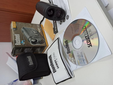 Buenas noches, se vende telémetro Bushnell Scout Arc 1000 . Tiene inclinómetro para corregir la distancia 00