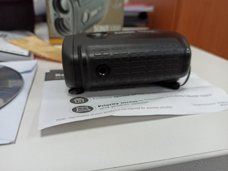 Buenas noches, se vende telémetro Bushnell Scout Arc 1000 . Tiene inclinómetro para corregir la distancia 20