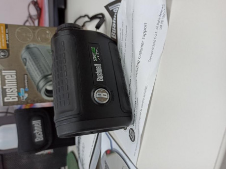 Buenas noches, se vende telémetro Bushnell Scout Arc 1000 . Tiene inclinómetro para corregir la distancia 41