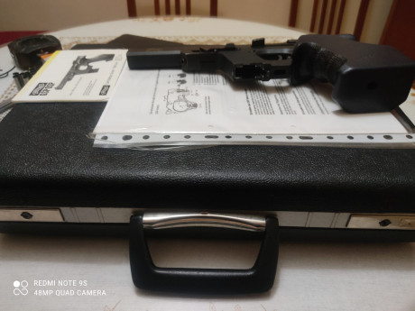 Vende un compañero está estupenda pistola la clasica WALTHER GSP calibre 22Lr con el carro de 32, tiene 01