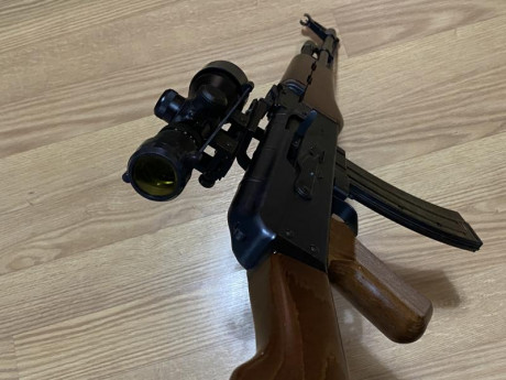  Vendo AK 47 calibre 22. Marca Alder Jager modelo AP80. 

La mejor copia del AK 47 en calibre 22, la más 11
