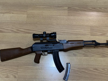  Vendo AK 47 calibre 22. Marca Alder Jager modelo AP80. 

La mejor copia del AK 47 en calibre 22, la más 51