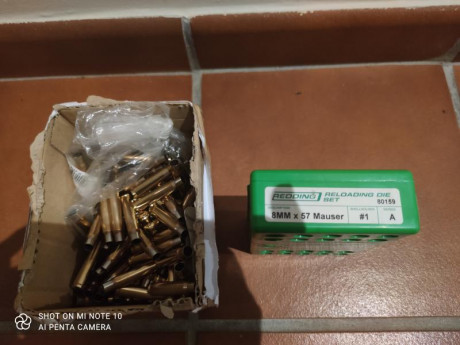 Muy buenas vendo Mauser Alemán Kar 98 ,calibre 8x57.incluye vainas nuevas y dies para su recarga . El 130