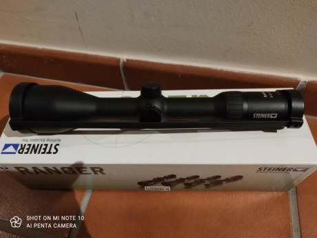 Vendo visor steiner Ranger 3-12x56 retícula iluminada 4A-I. El visor está nuevo , sin ningún arañazo, 02