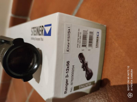 Vendo visor steiner Ranger 3-12x56 retícula iluminada 4A-I. El visor está nuevo , sin ningún arañazo, 00