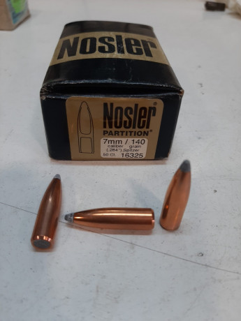 Marca PMP Calibre 7 mm. 150 Grs Soft Point  100 unidades ----------------------- 50 € Vendidas
Marca RWS, 00