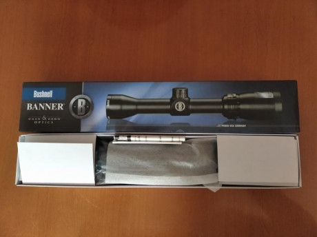 Vendo visor Bushnell banner 1.5-4.5x32. Está nuevo, sin estrenar en su caja y embalaje original. Me tocó 10