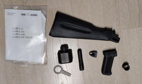 Vendo Saiga 12 en perfecto estado... Lleva mucho tiempo en el armero parada. Y como la mayoria poquisimos 40