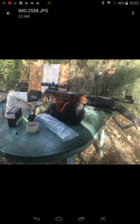 Bueno, para animar el foro un poco, propongo colgar fotos de dianas y arma usada para ello, pudiendo ser 151
