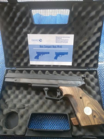 Se vende gamo compat. Rebajada a 130€
Pistola económica para iniciarse en tiro de precisión.
Talla M
Precio 00