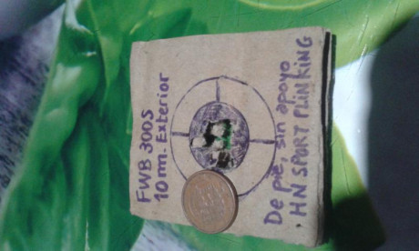 Bueno, para animar el foro un poco, propongo colgar fotos de dianas y arma usada para ello, pudiendo ser 50
