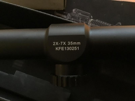 Vendo visor Burris modelo E1 Fullfield 2-7X35 en perfectas condiciones. Ni una marca de uso. Montado para 01