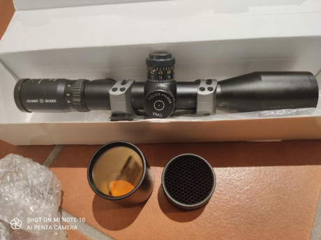 Muy buenas vendo  Visor Schmidt Bender 3-12x50 PM II  retícula iluminada P3L primer plano focal, tubo 61