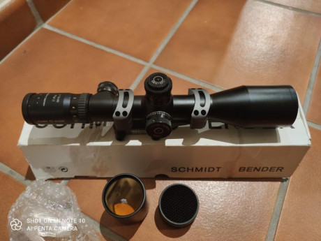 Muy buenas vendo  Visor Schmidt Bender 3-12x50 PM II  retícula iluminada P3L primer plano focal, tubo 60