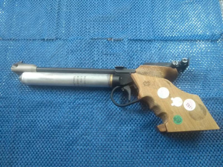 Se vende por no usar Walther cp2
Dispositivo de tiro en seco y fuego real
Empuñadura Moroni ergonómica 00