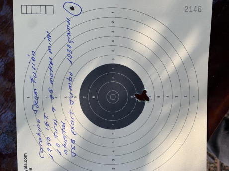 Bueno, para animar el foro un poco, propongo colgar fotos de dianas y arma usada para ello, pudiendo ser 171