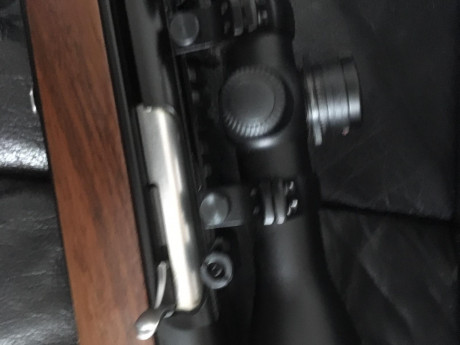 Un amigo me pide que le ponga a la venta este rifle 
por lo visto el cañon esta pintado en krilon por 00