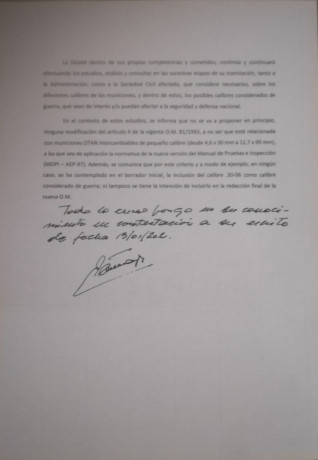 En el BOE del día 30 sale algo referente al nuevo reglamento, 20 dias "para cursar observaciones". 31