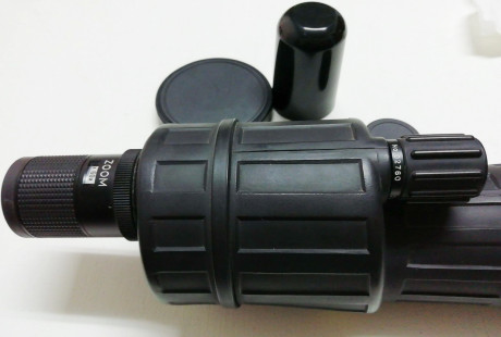 Telescopio made in Japán, excelente calidad optica.  Marca REDFIELD, de 60 mm con ocular intercambiable 01