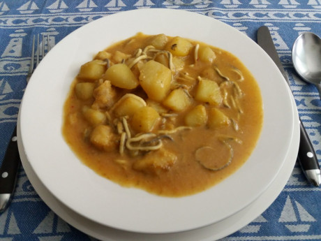 Hoy para comer acelgas hervidas y chuletón de vaca gallega vieja con seis semanas de maduración en cámara 60