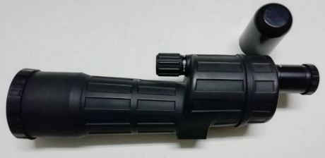 Telescopio made in Japán, excelente calidad optica.  Marca REDFIELD, de 60 mm con ocular intercambiable 10