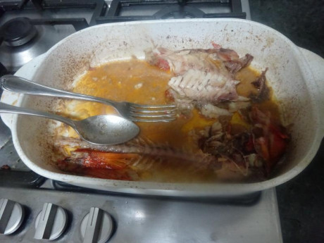 Hoy para comer acelgas hervidas y chuletón de vaca gallega vieja con seis semanas de maduración en cámara 100