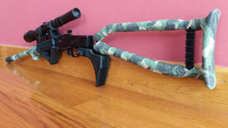 Ideal para iniciarse,  muy segura y simple. Se vende con mira, laser incorporado, bocacha y empuñaduras. 00