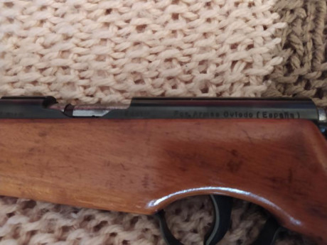 Carabina de cerrojo Monotiro Santa Bárbara. Cal. 22LR, Modelo sb66 Fábrica de armas de Oviedo , excelente 01